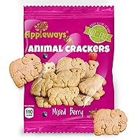 Vista 18 de Galletas de animales de bayas mixtas, galletas de animales integrales totalmente naturales, galletas a granel de animales saludables y crujientes