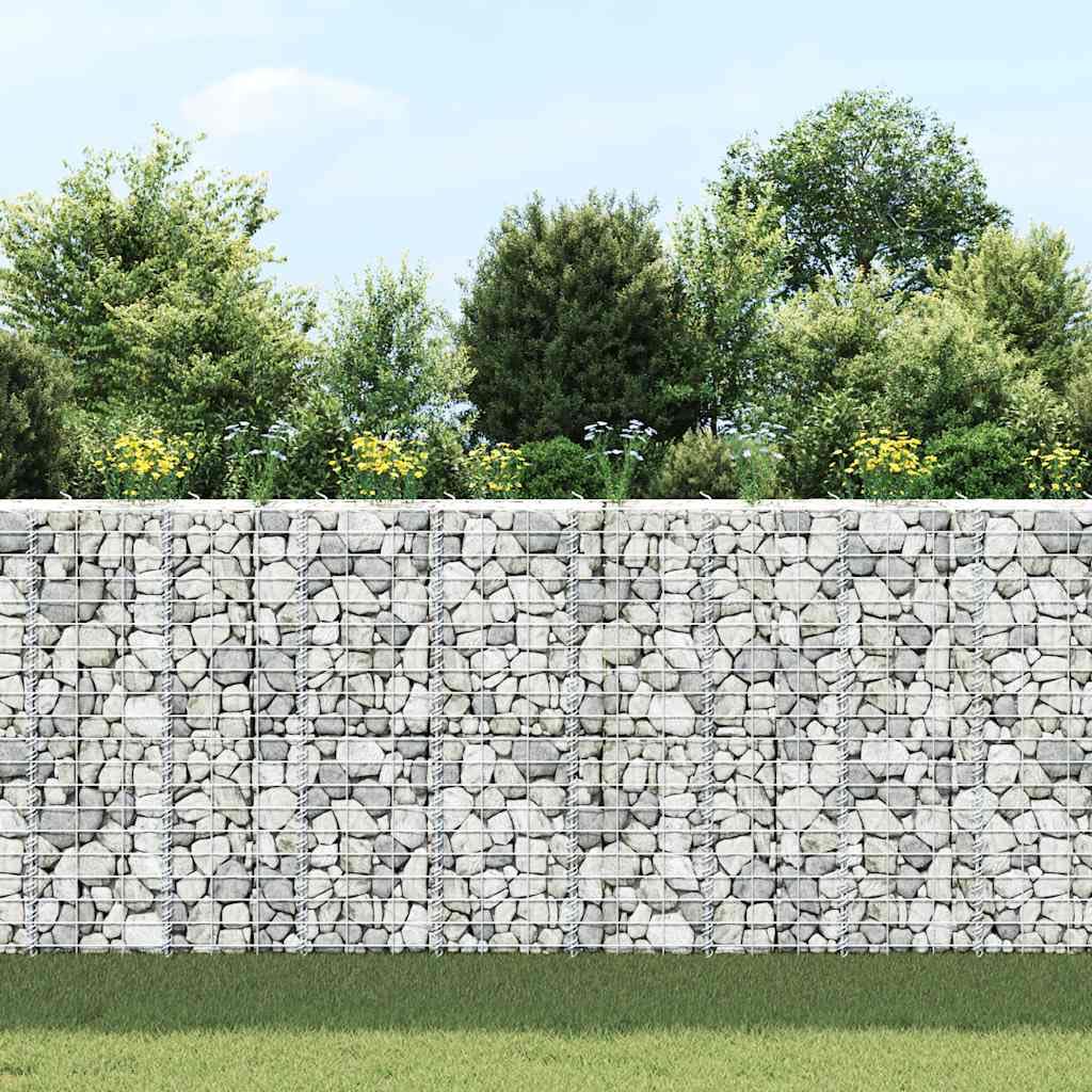 Gabionen-Hochbeete 3 STK. 30x30x100 cm Eisen, Steinkorb Hochbeet für Garten Terrassen Mauer, Robustes Drahtgeflecht 3,5 mm, witterungsbeständig und langlebig