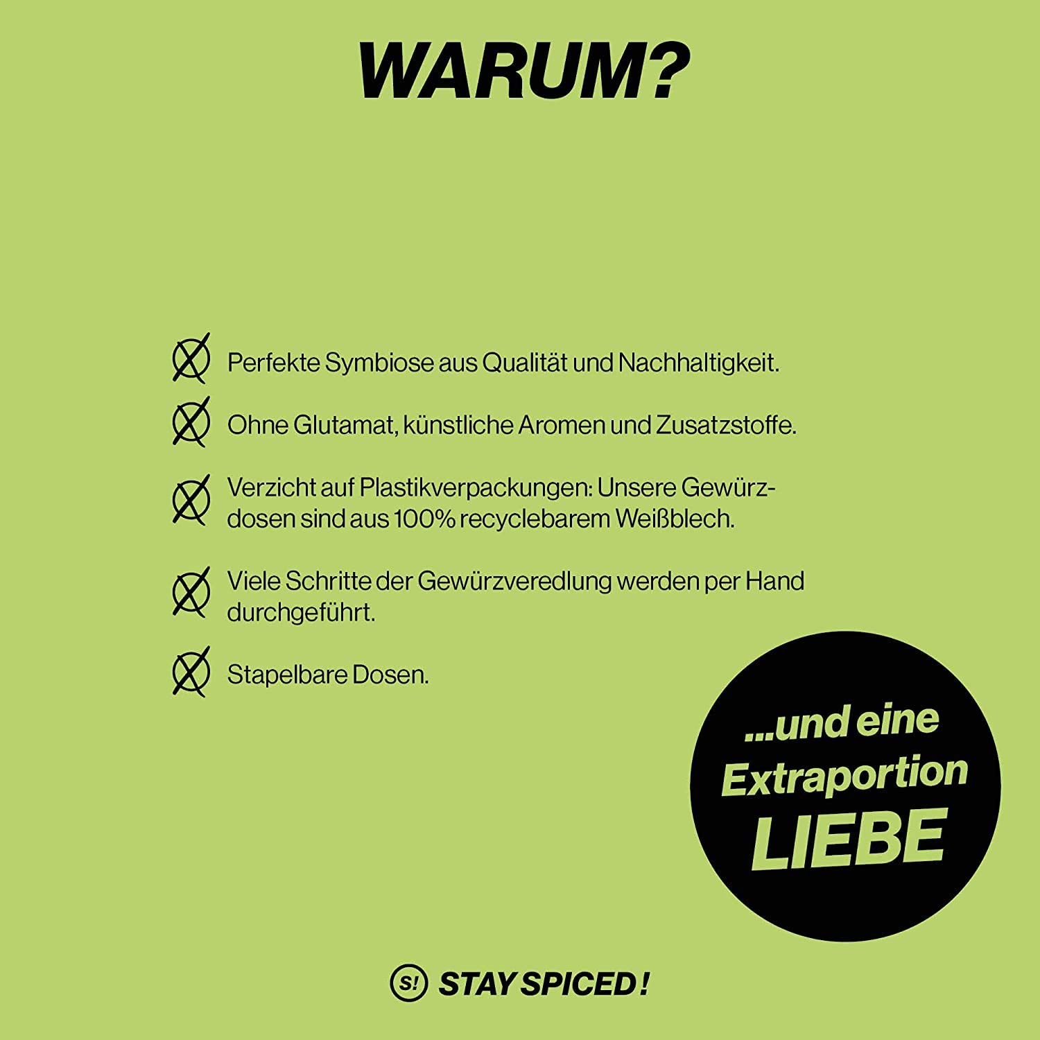 STAY SPICED! Bourbon Vanille gemahlen | Premium Reingewürz, 25 g