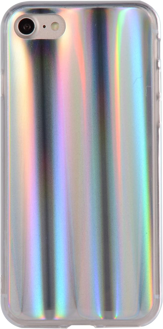 Laser iPhone 6 Case, Swishly iPhone 6s Case,Sparkle Bling Glitter Reflective Super Slim Silver Soft TPU Protective Cover Shiny Case for iPhone for iPhone 6/iPhone 6s