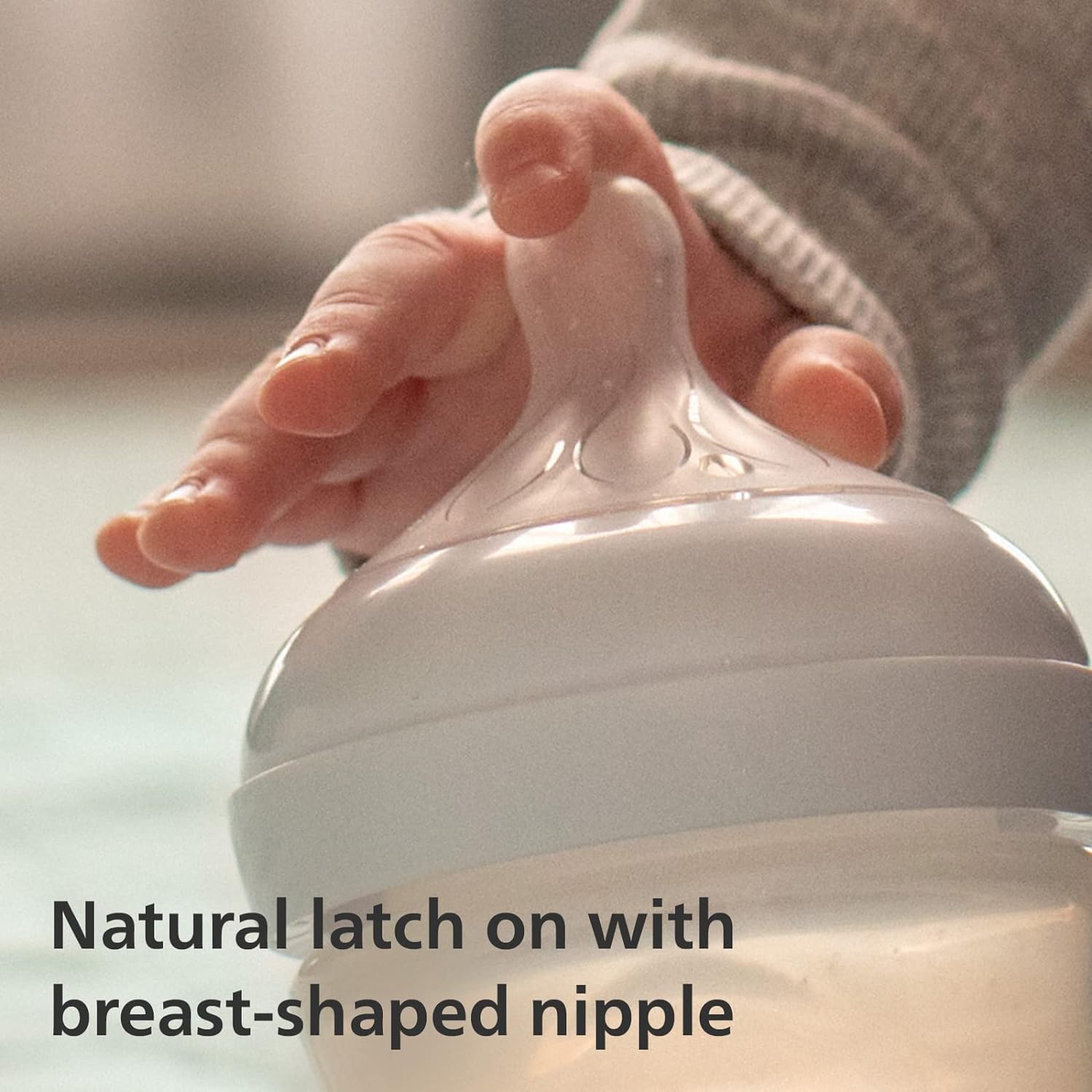 Philips Avent Natural Response Bottle Teat - 4 x Baby Bottle Flow 4 Teats for Babies Aged 3+ Months, BPA Free (Model SCY964/04) 1