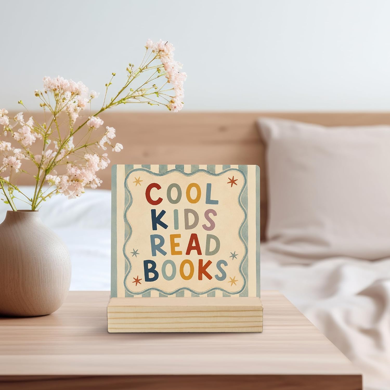Kids Room Decor, Cool Kids Read Books Decorative Signs & Plaques image 4