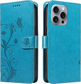Cover Compatible with Oppo A3 Pro 5G / A80 5G / K12x PU Leather Phone Case Magnetic Closure Card Slot Flip Stand Blue