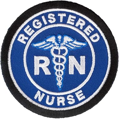 Amazon.com: Parche azul con símbolo médico de enfermera registrado, parches  médicos : Ropa, Zapatos y Joyería