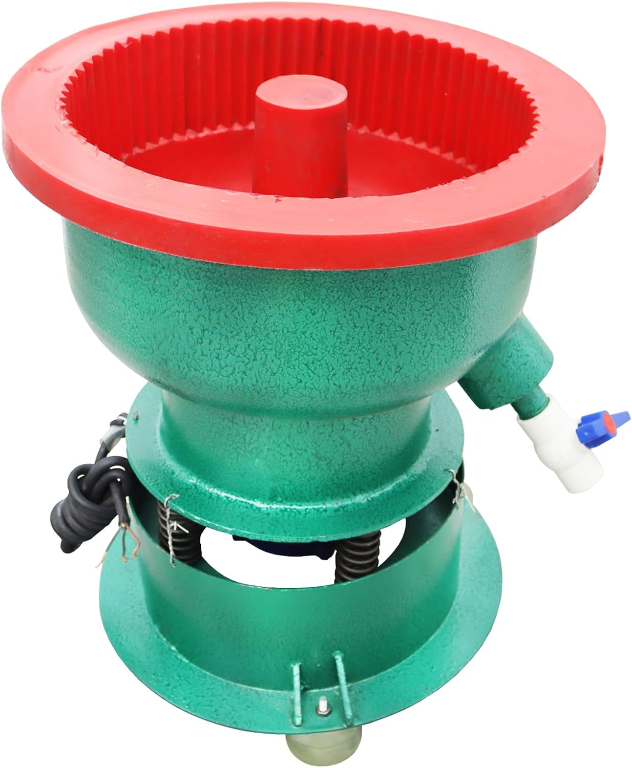 Vibratory Polishing Machine 40L Vibratory Tumbler 20 Inch Vibratory Tumbler Bowl Tumbling Polishing Machine for Hardware Standard Instrument Meters Clocks Watche Bicycles 220V, JHSFY-033156