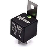 12V 40A Waterproof Relay Replaces Hustler 601053 026237 Super Z Super Mini Z ZR7 X-One Z4 Sport Super Fastrak Raptor Mini Fastrak Mowers w/LED & Dielectric Grease