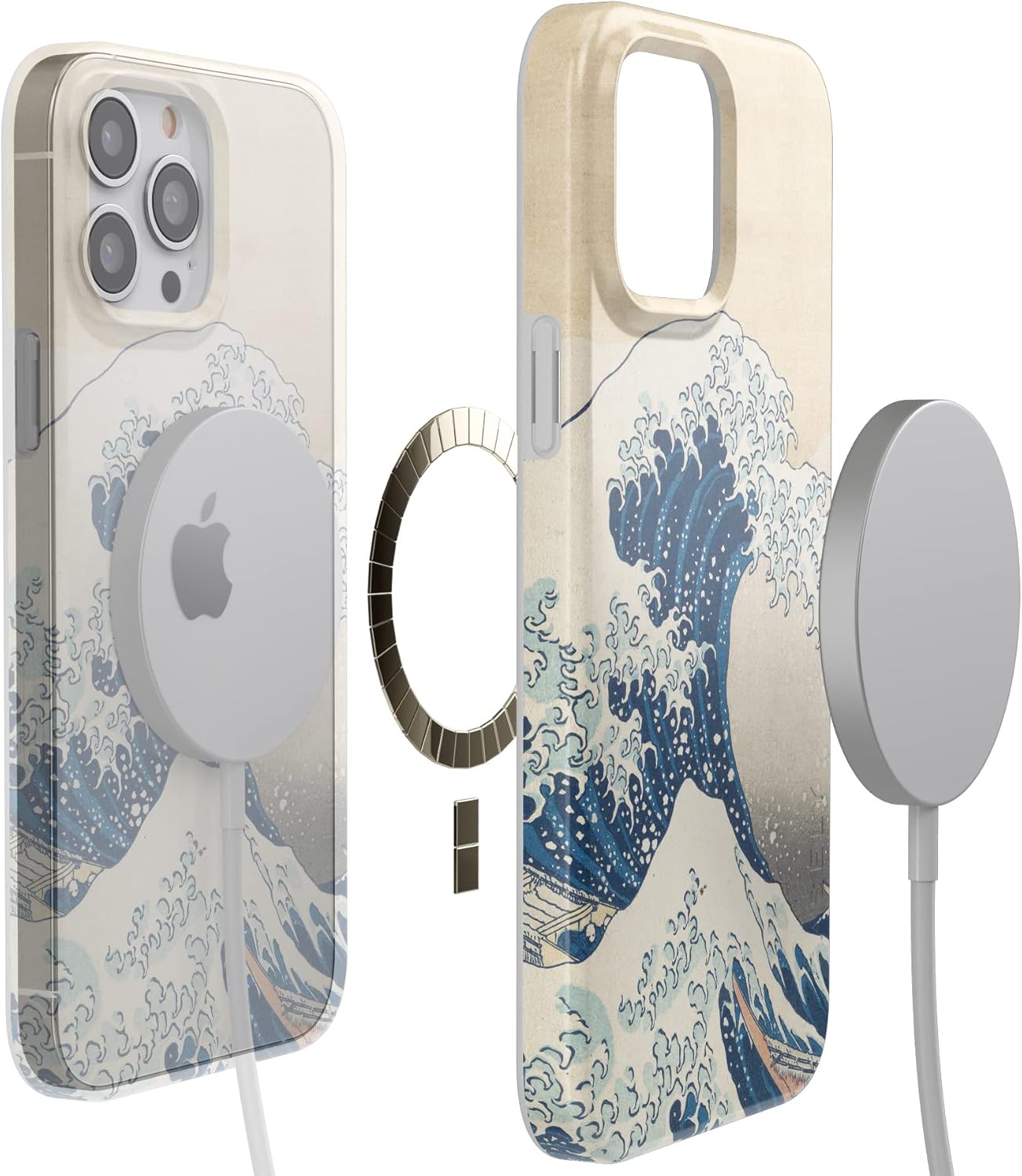 Casely iPhone 14 Pro Case | The Great Wave | The Met Museum | Compatible with MagSafe | Classic Ultra Slim Design