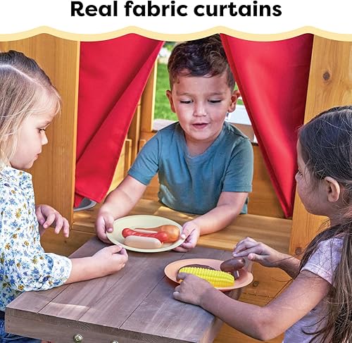 Vista 12 de KidKraft - Casa de juegos moderna, para exteriores Natural