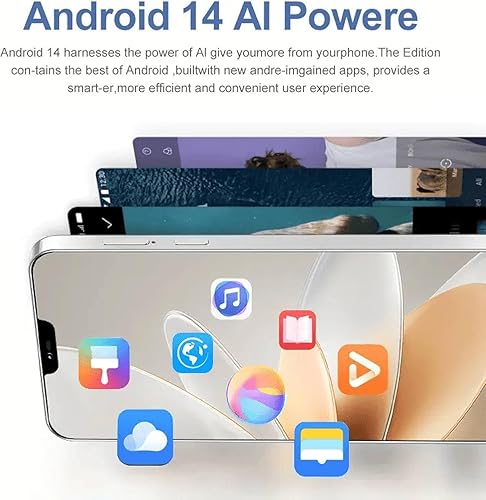 Miniatura 5 de Echoamo E24P + teléfono desbloqueado, 12 GB de RAM 512 GB ROM, teléfono inteligente de 6.5 pulgadas, batería larga de 6800 mAh, teléfono celular 5G