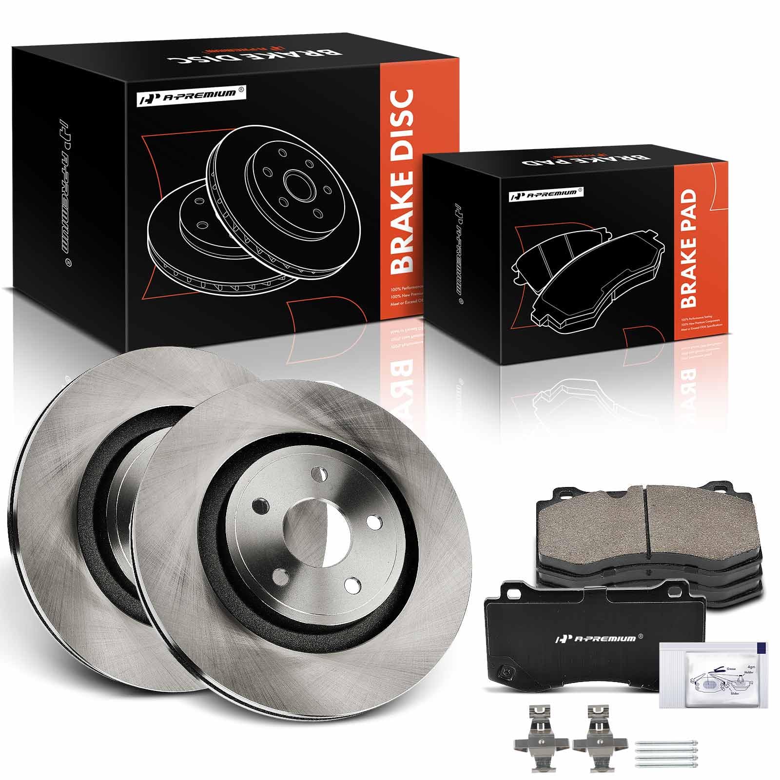 Photo 1 of A-Premium Front Brake Rotors and Ceramic Pads Kit