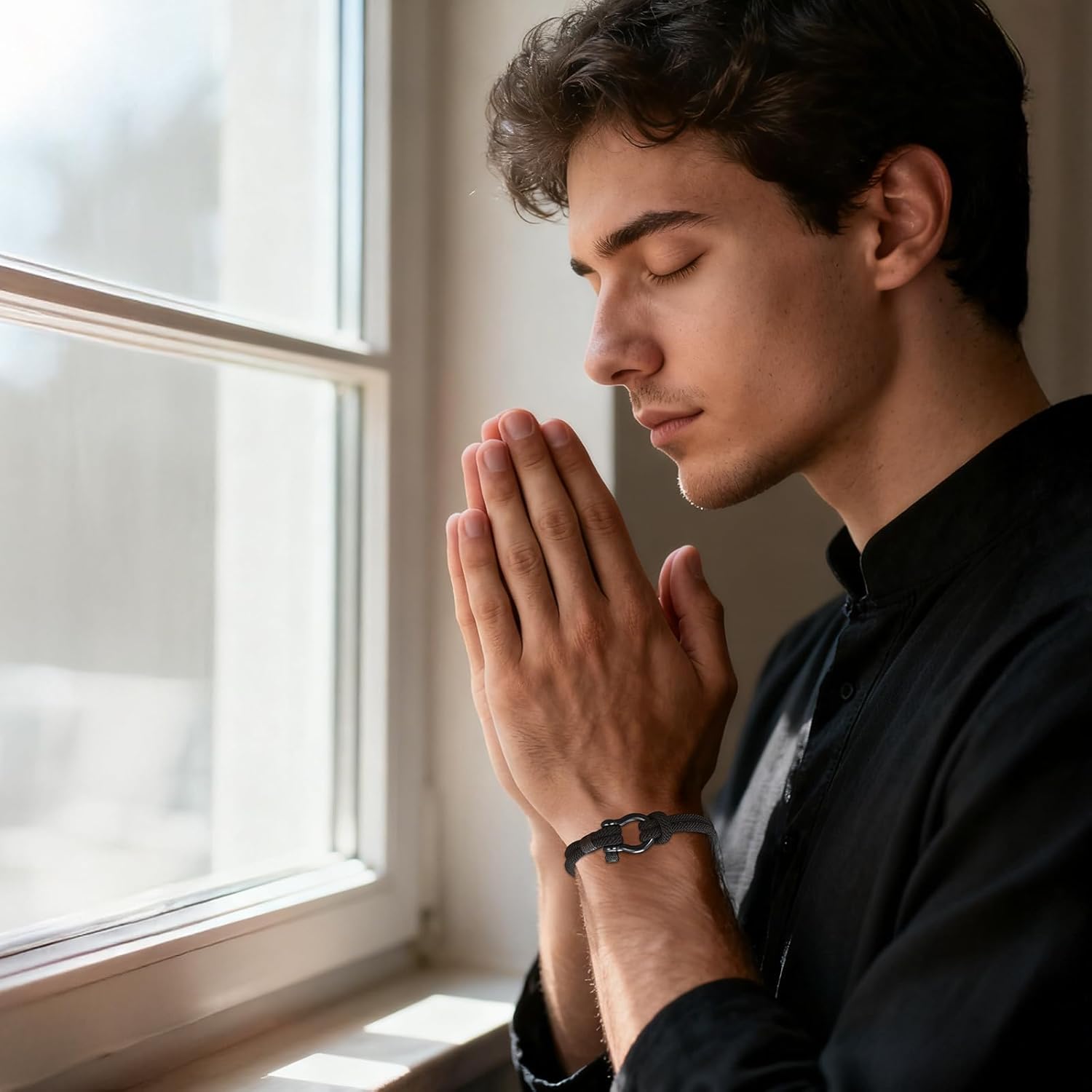 First Day of Kindergarten Gift- Boys Bracelets for Teen Son, Grandson, Nephew - Birthday, Christmas, Graduation, Valentine's Day - 8mm Agate Stone with Inspirational Card & Gift Box - Image 5