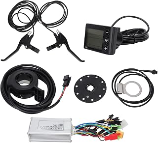 DC 24V 36V 48V 350W Bike Panel Controller Kit,17A Electric Bike Conversion Kit for Electric Bike