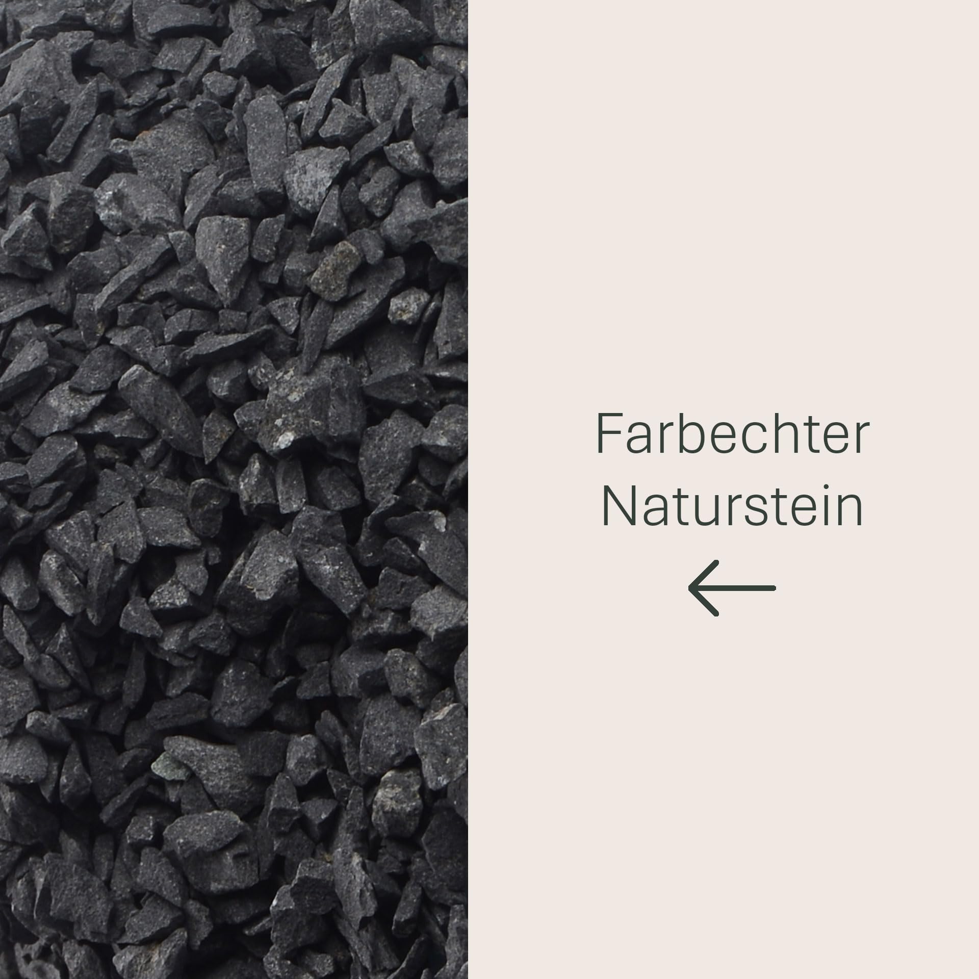 Schicker Mineral Basalt Ziersplitt anthrazit 5-8 mm 1000 kg Big Bag