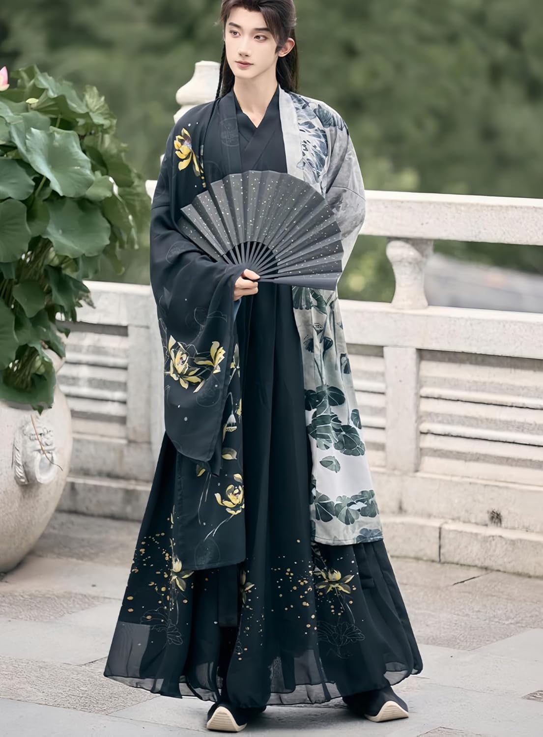 Original Men's Hanfu Soft Breathable Chinese Traditional Costumes Kungfu Role Playing Costumes Plus Size S-XXL