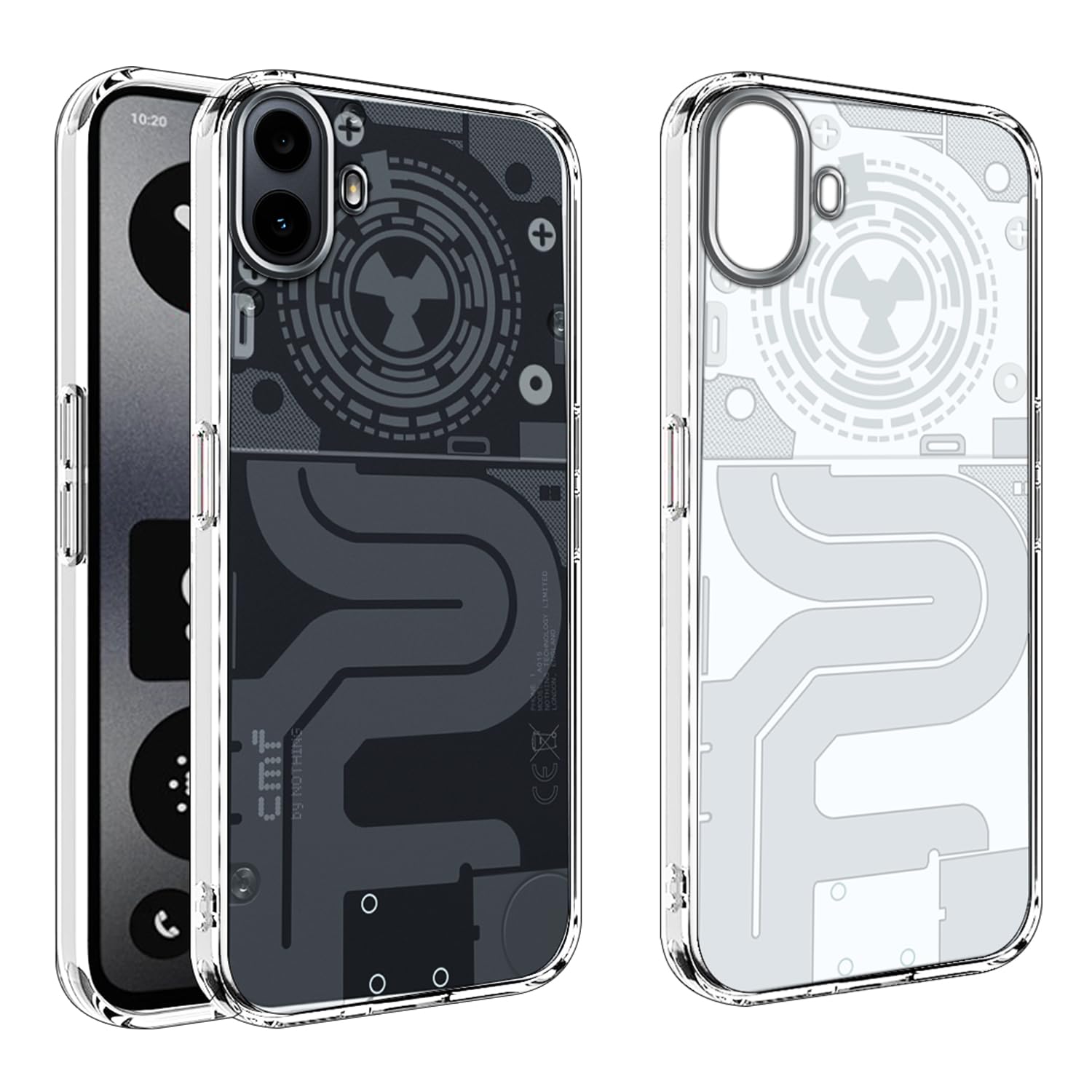 Hello Zone CMF by Nothing Phone 1 Transparent Back Case Cover- Transparent (B0D9TGC4FG) Amazon Price History, Amazon Price Tracker
