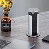 ملحق مقابس منبثقة قابلة للسحب مع منفذي Usb للمطبخ وأسطح العمل وسطح المكتب والمنزل والمكتب (فضي)