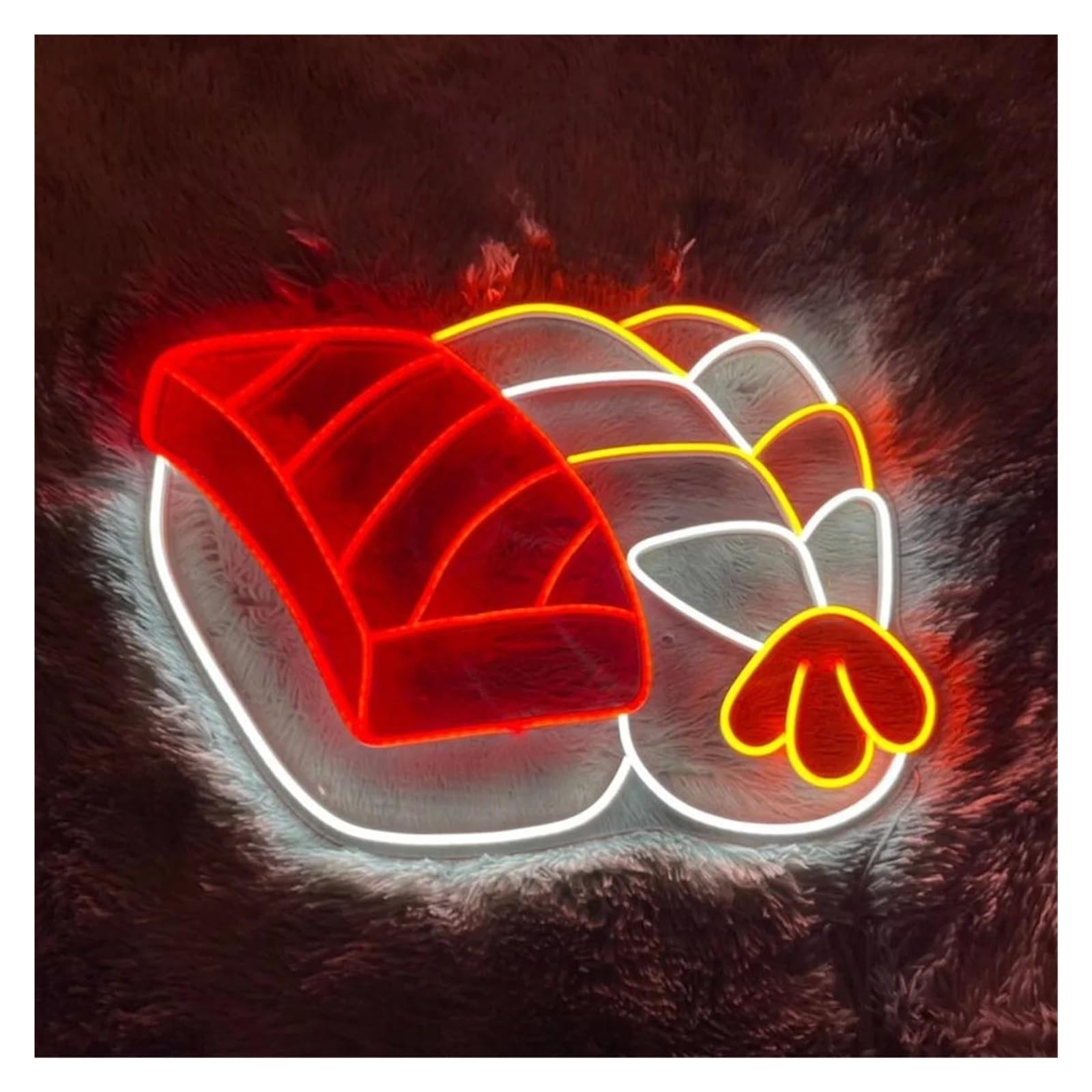 Insegna al neon Sushi per insegna al per neon per negozio di cibo giapponese alimentato tramite per ristorante sala da pranzo 40cm×28cm
