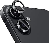 Vista 56 de Compatible con iPhone 13 Pro para iPhone 13 Pro Max, protector de lente de cámara antiarañazos, vidrio templado 9H, protector de cámara de metal a