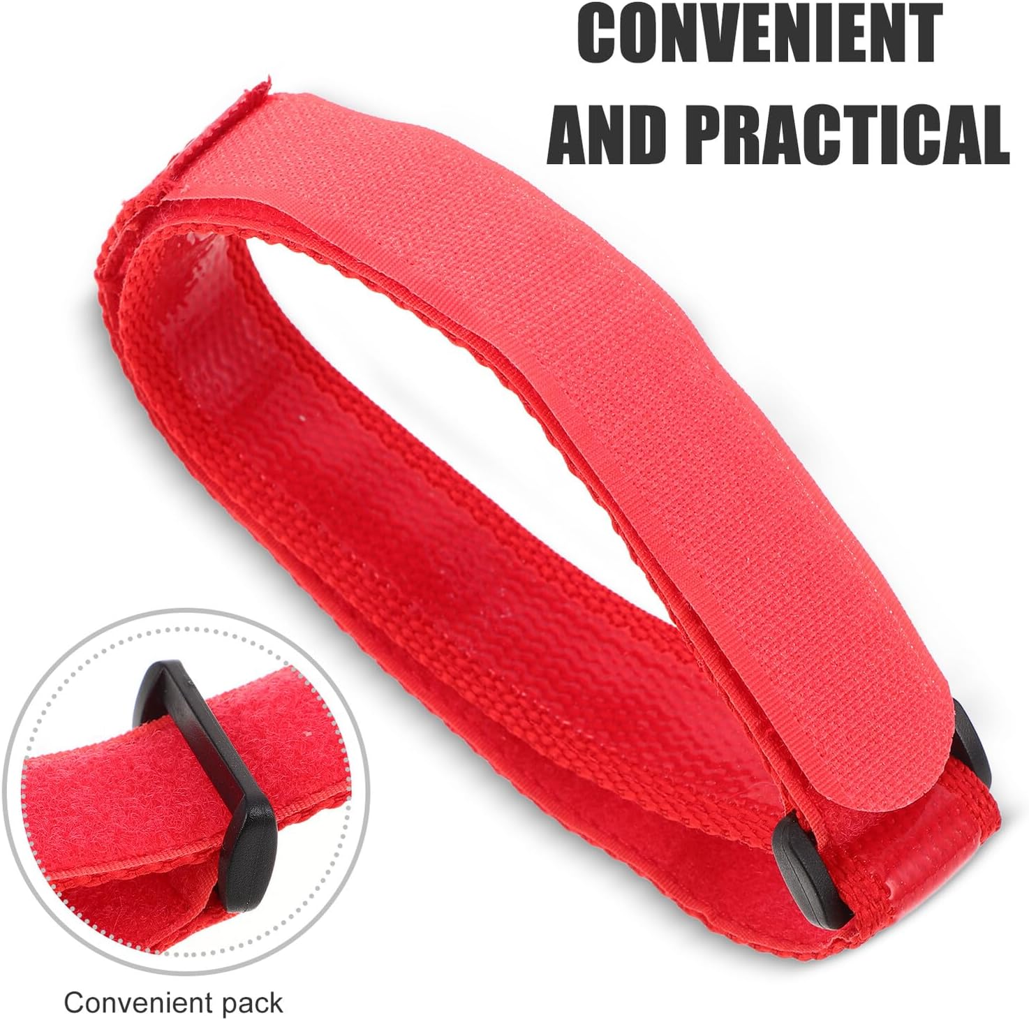 Bicycle Wheel Stabilizer Straps Adjustable Nylon Anti-Slip Bike Rack Tie Down Straps 2pcs Red for Secure Bicycle Transport and Rack Storage