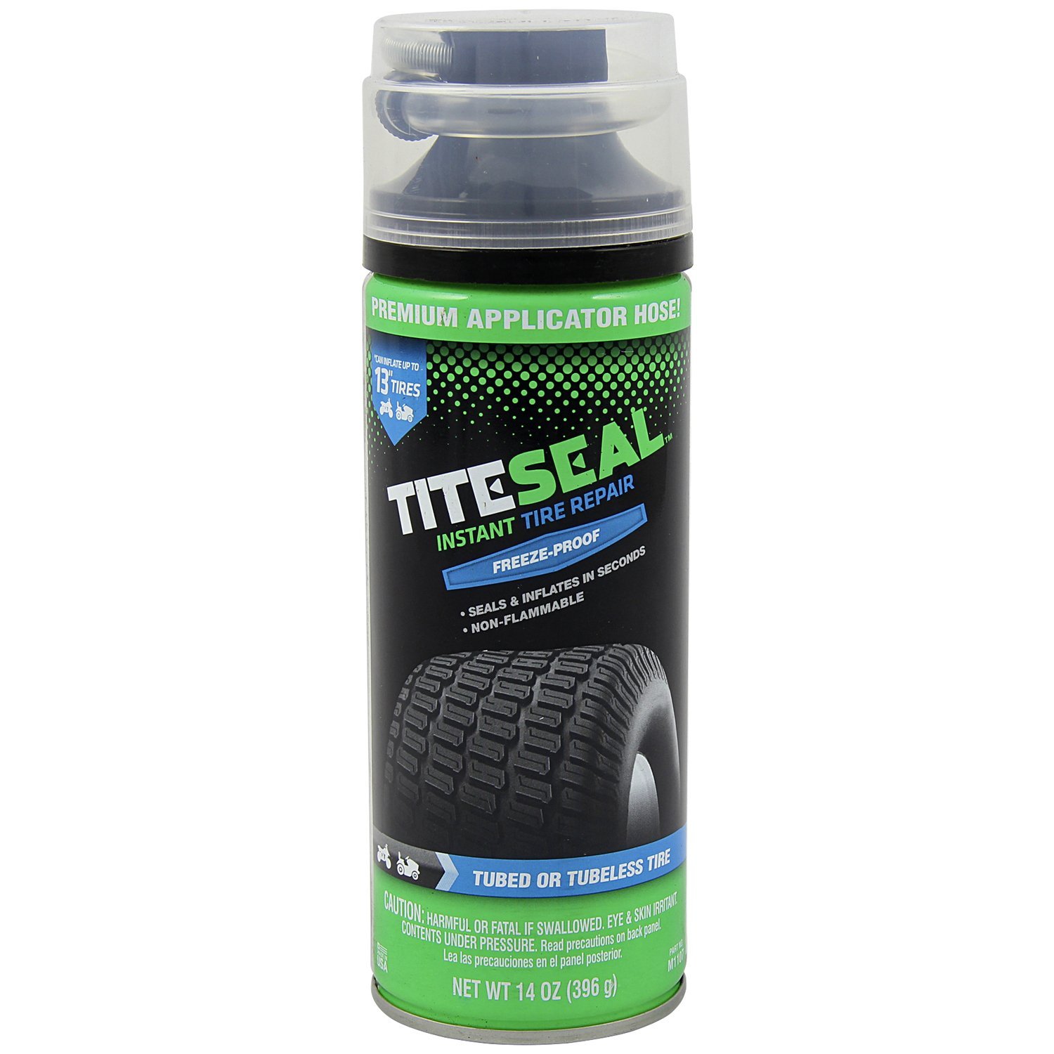 Tite Seal instantánea Reparación de Neumáticos para Tubed – y neumático sin cámara, 14 ml