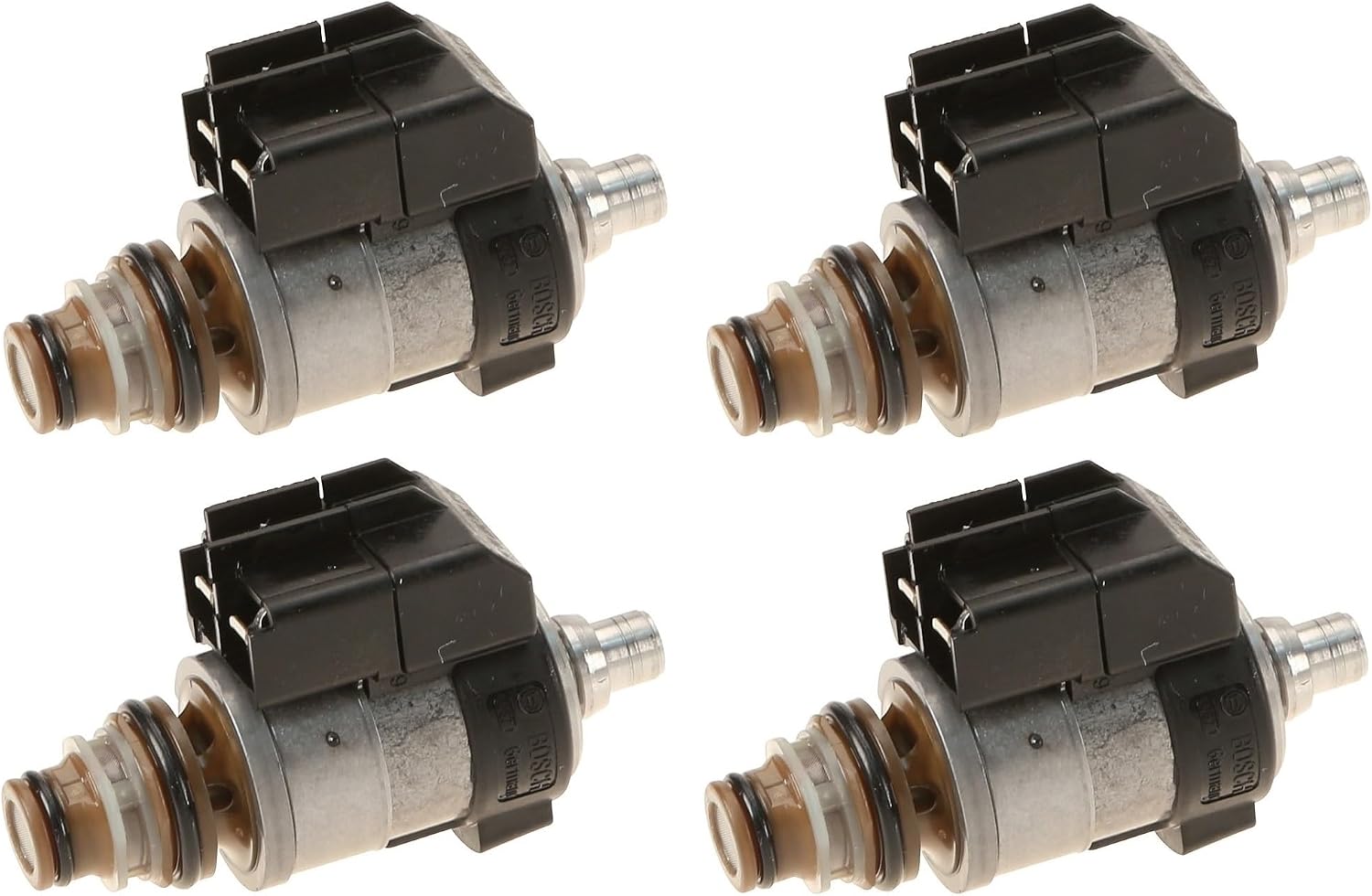 For X166 W203 W216 Set of 4 Black Cap Transmission Solenoid Valve