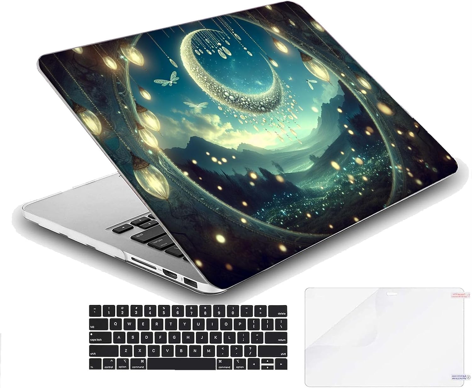 Compatible with MacBook Neo 13-inch, Hard Shell Case with Keyboard Cover and Screen Protector (A3404 A18 Pro chip, 2026 Release) - Moon MC22090