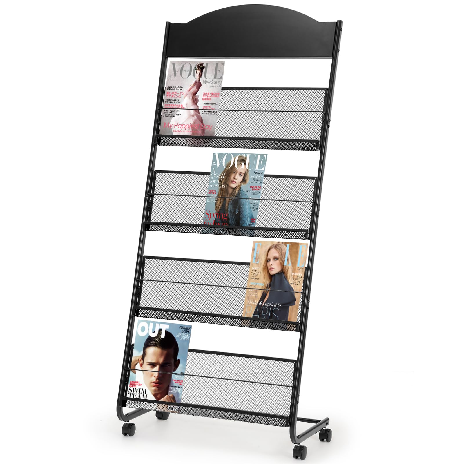 Amazon.com: Granville Floor Brochure Stand Magazine Rack, Brochure
