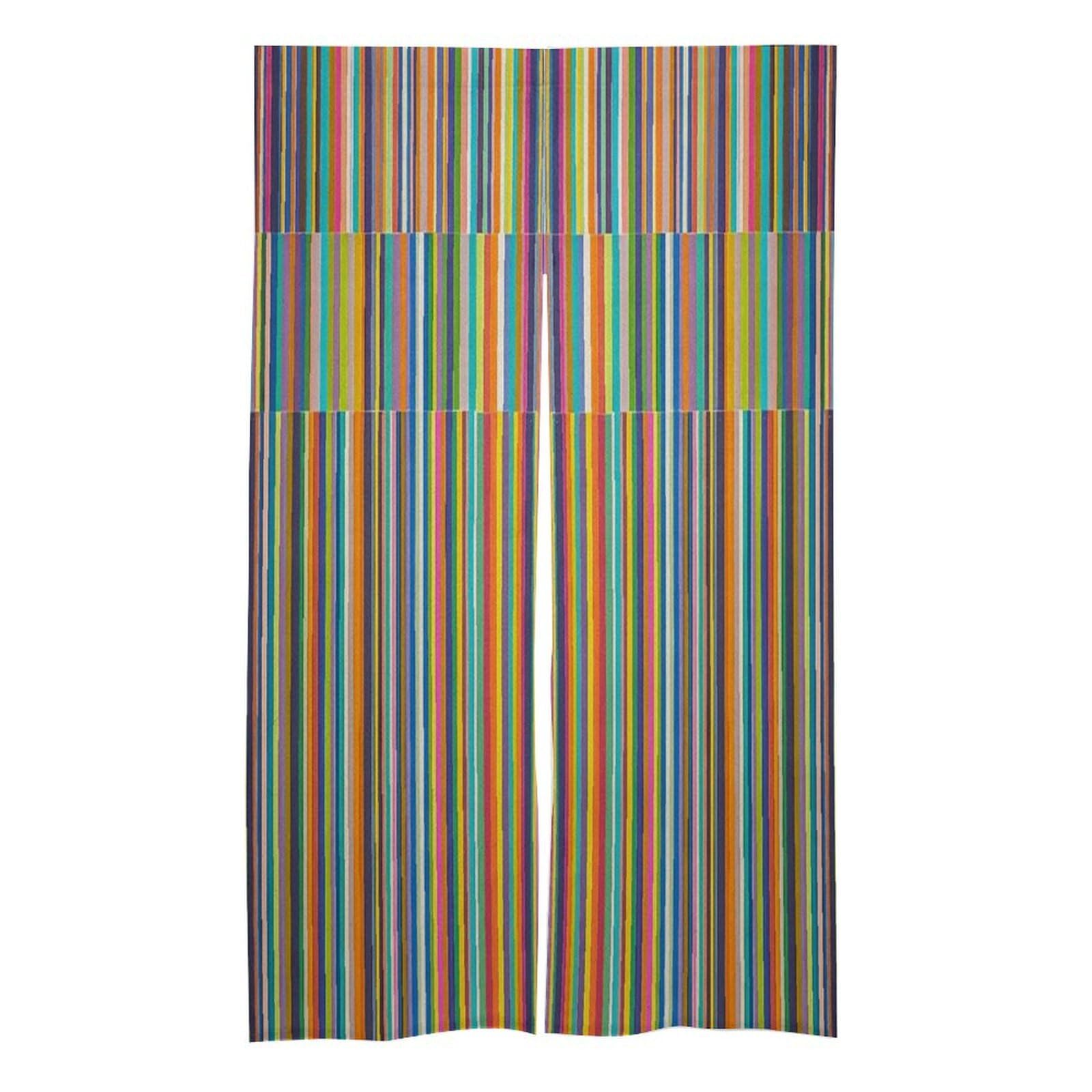 LZQPOEAS Stripes Door Curtain Treatment Door Tapestry Japanese Style Doorway Curtain Privacy Thermal Insulated Doorway Window Curtains for Home Restaurant Decor