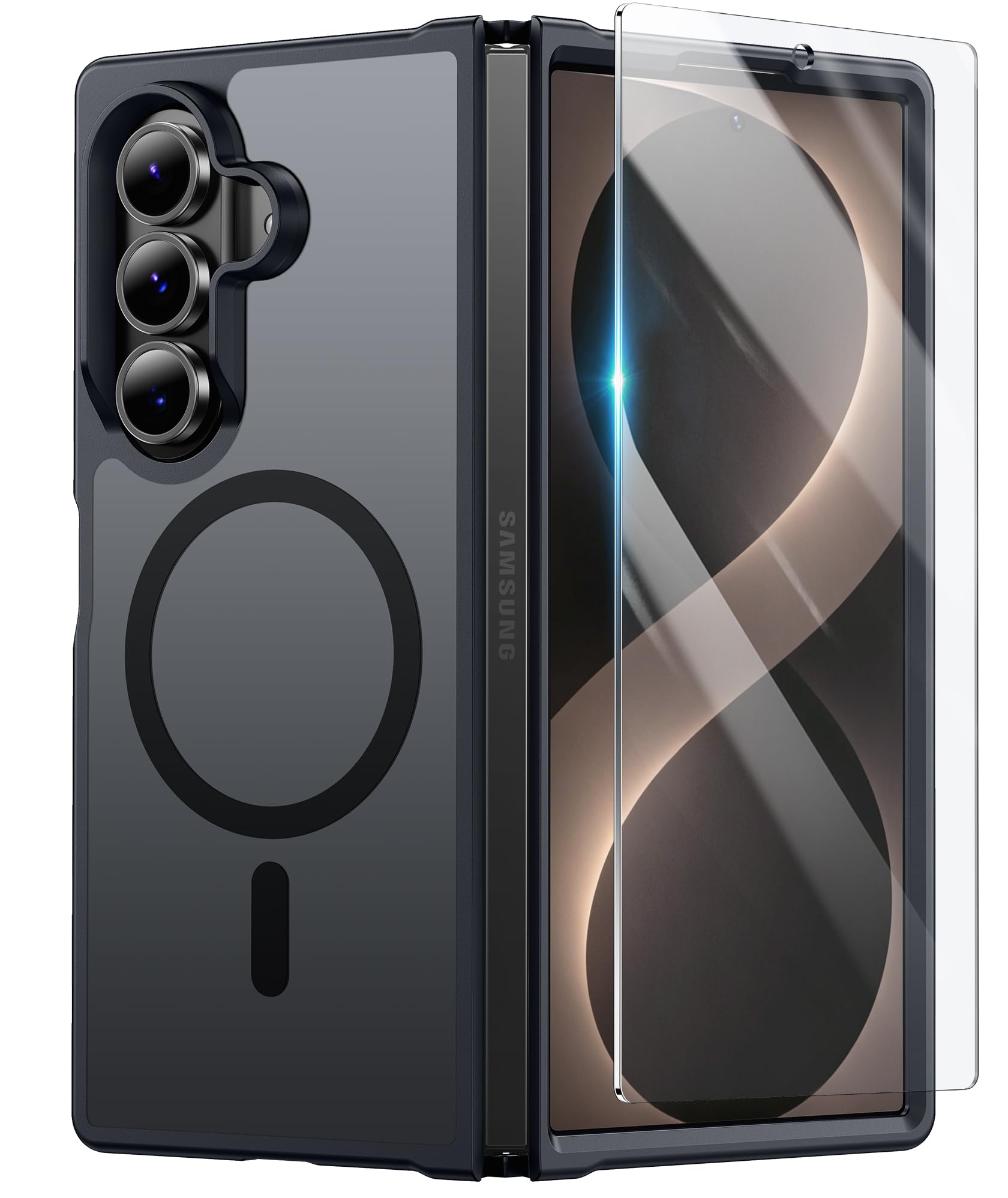 FNTCASE for Samsung Galaxy Z-Fold-8-Ultra Case Samsung Z Fold 7 Matte Case