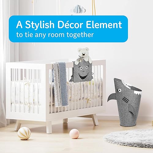Miniatura 5 de Organizador colgante de tiburón para mesita de noche, decoración de tiburón, decoración de habitación de niños, litera para la parte superior,