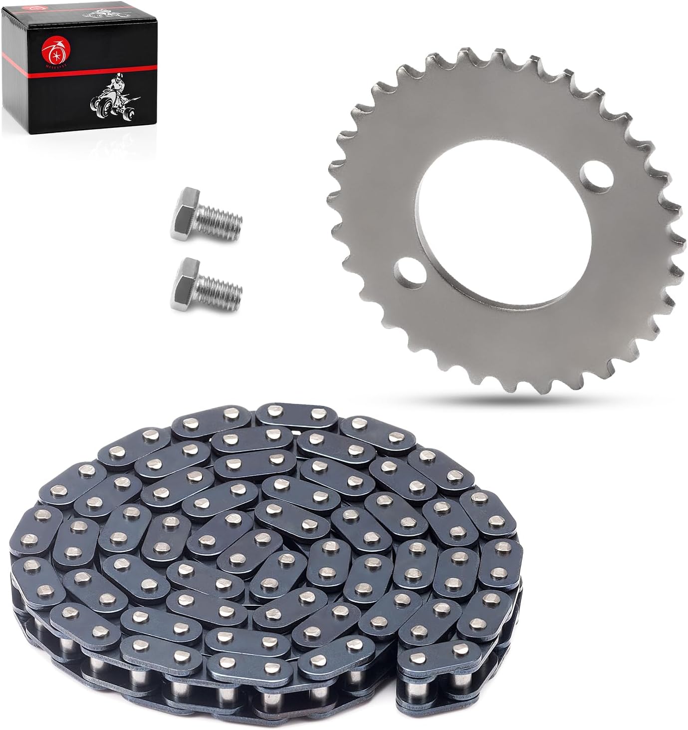 Cam Timing Chain & Sprocket for Honda ATC185 ATC200 CB100 CB125 CL100 CL125S TLR200 SL100 SL125 TL125 XL125 XL185 XL200 XR200 XR200R