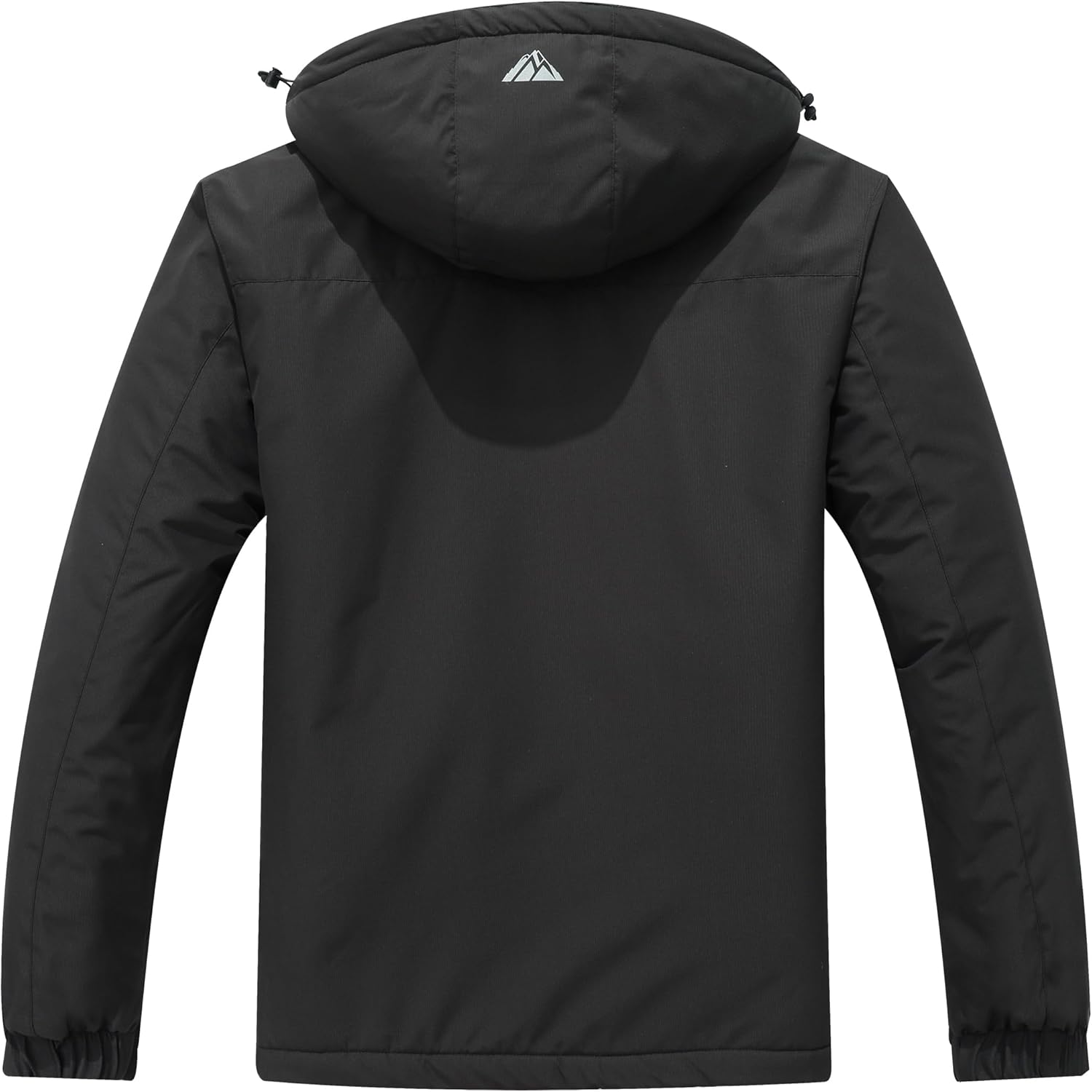 Men's Detachable Hooded Ski Jacket - Waterproof Padded Warm Lined Winter Jacket, Windproof Parka - Image 2