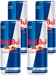 Genérico, Energético Red Bull Energy Drink Tradicional 250ml 4un