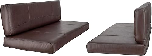 Miniatura 2 de RecPro Cojines para cabina de comedor RV con espuma viscoelástica para caravana (caoba, 42 pulgadas)