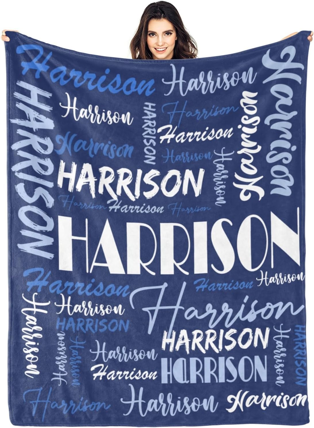 Dr.TOUGH Personalized Blanket for Kids Adult Personalized