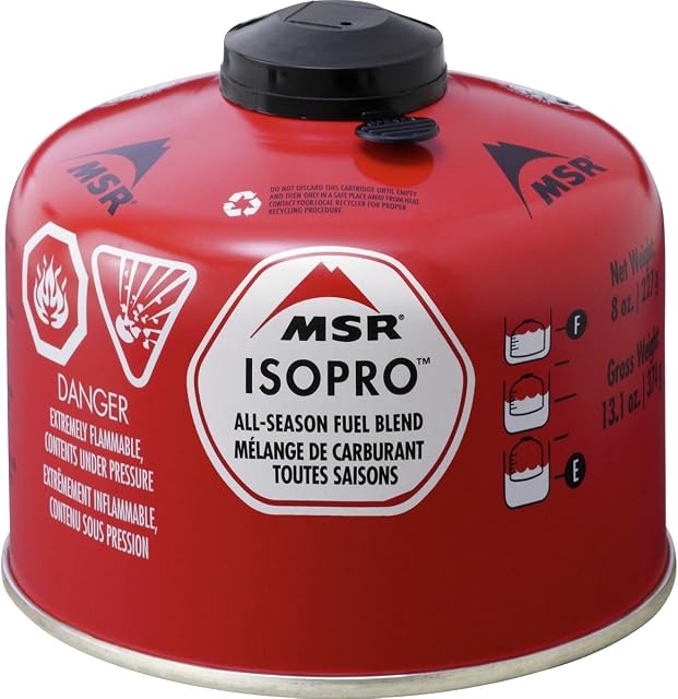 MSR (Mountain Safety Research) Gas Cartridge 227 g IsoPro Canister, 6834