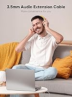 Vista 4 de CableCreation Cable auxiliar largo (20 pies/6 m), cable de audio de 3,5 mm de macho a macho, cable de extensión de auriculares trenzado de sonido