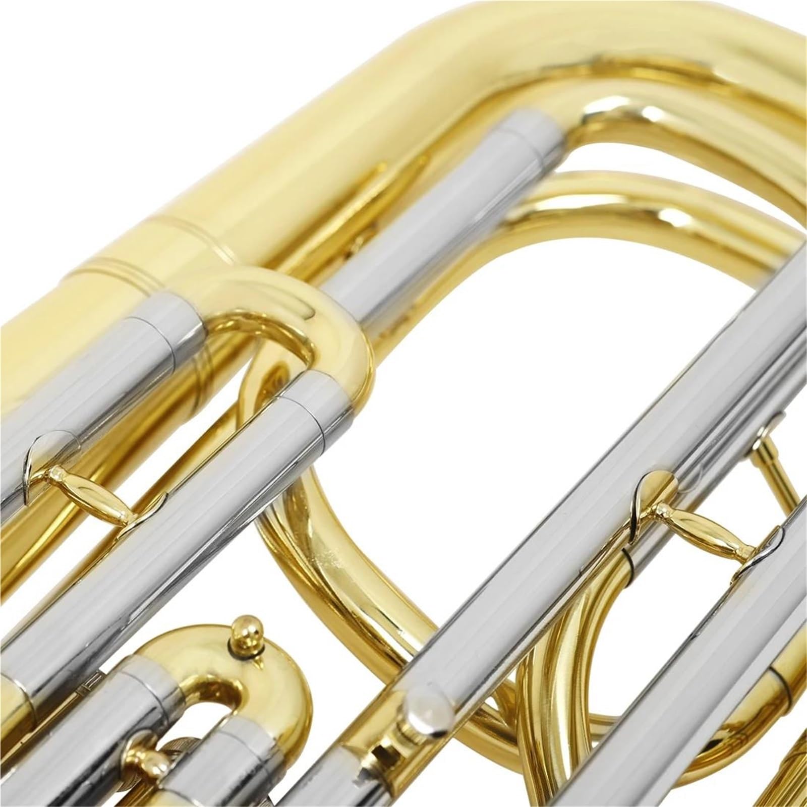 Eufonium Bb Euphonium 3 Kluczowy Pionowy Baryton Tenorowy Z Rękawiczkami Mosiężnymi Instrumentami Muzycznymi