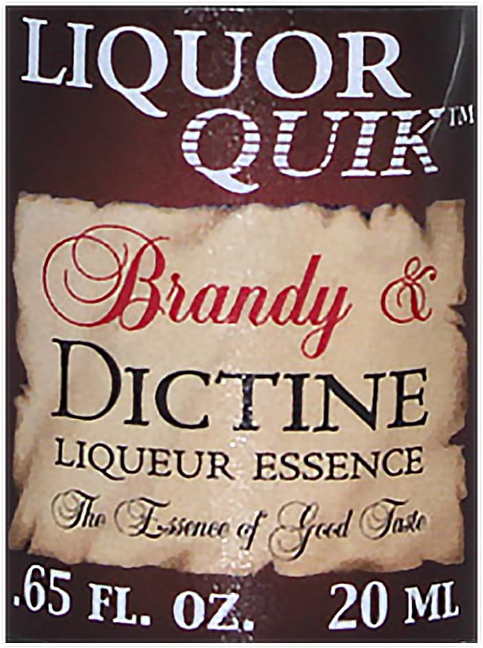 Liquor Quik - HOZQ8-332 Natural Brandy Essence, 20 mL (Brandy and Dictine Liqueur)