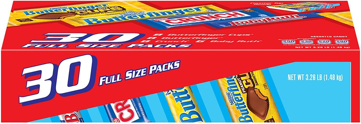 NESTLE Chocolate Bars Variety Pack, 30 Count
