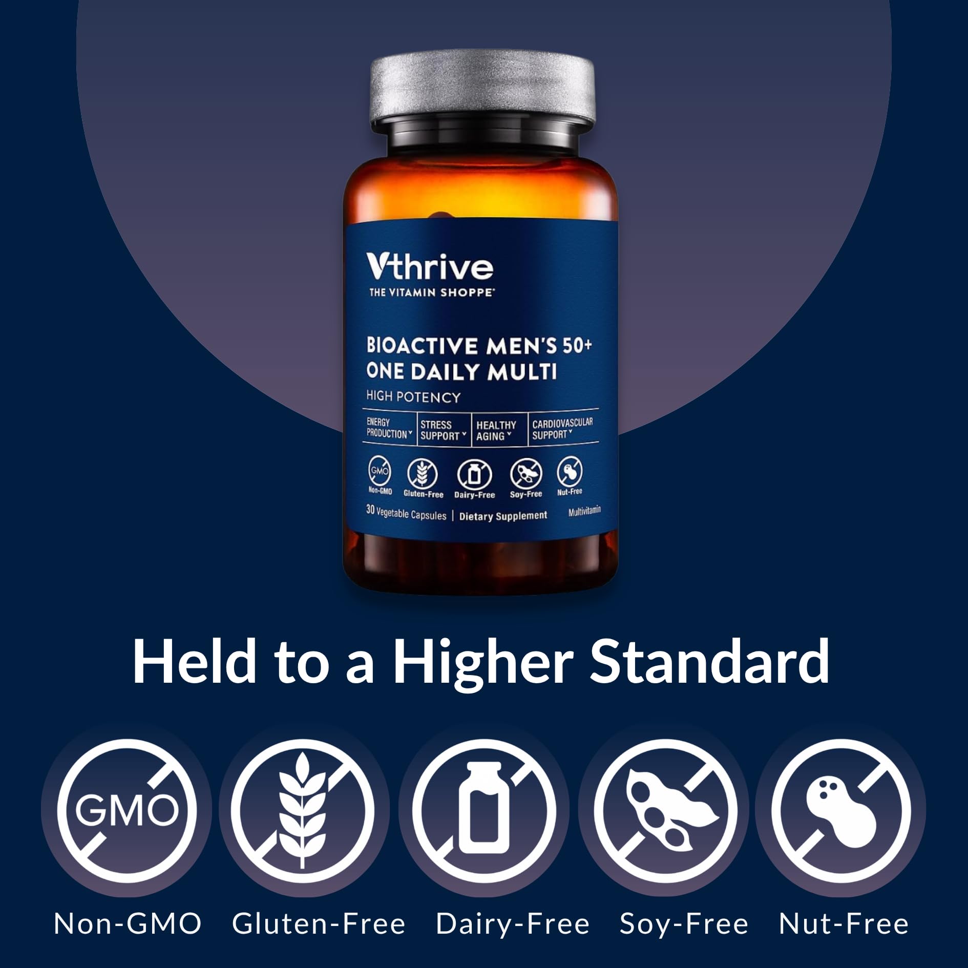 Vthrive BioActive Men 50+ One Daily Multivitamin, 30 Capsules — Amazon image 6