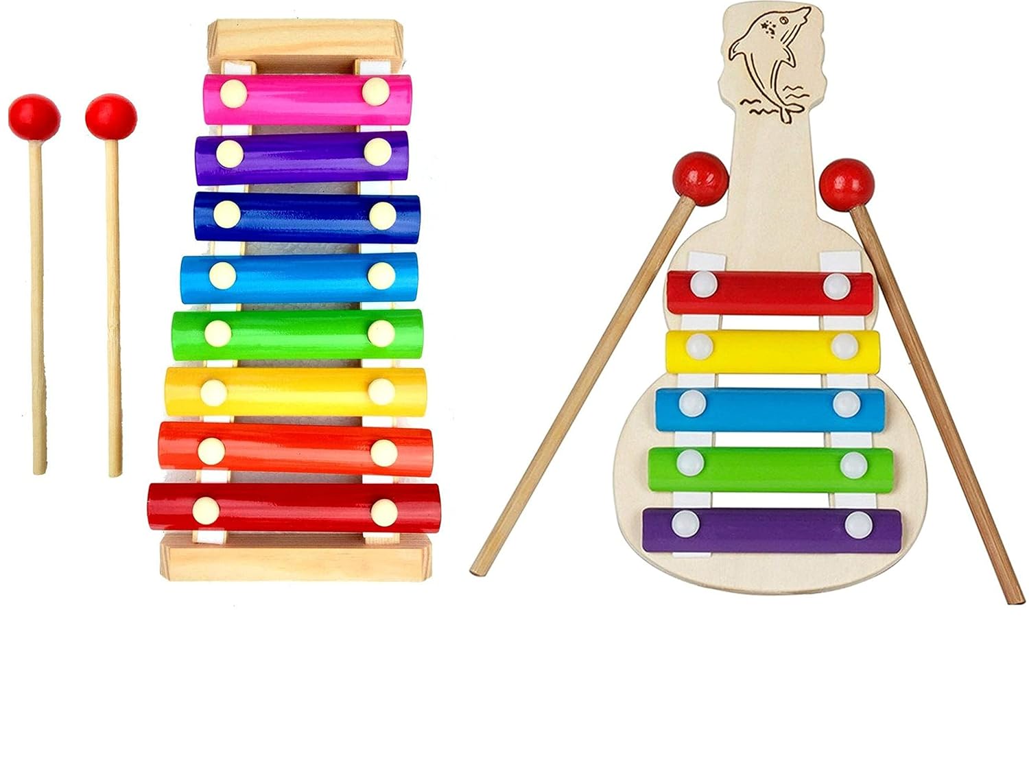 Buy MparGam Wooden Xylophone Musical Toy for Kids ,Big Xylophone with 8
