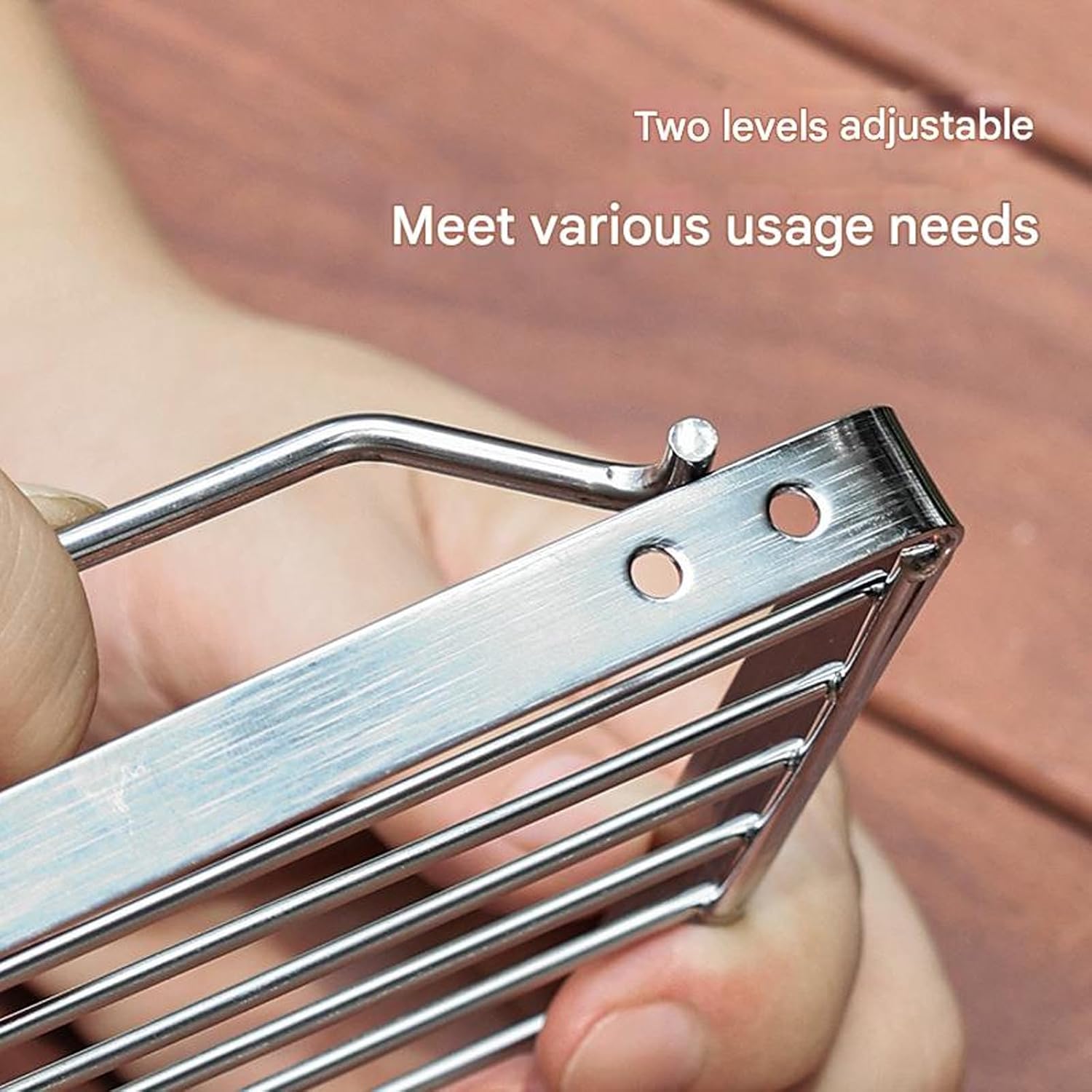 Portable Stainless Steel Folding Camping Grill for Outdoor Barbecue and Picnics Stainless Steel BBQ Grills