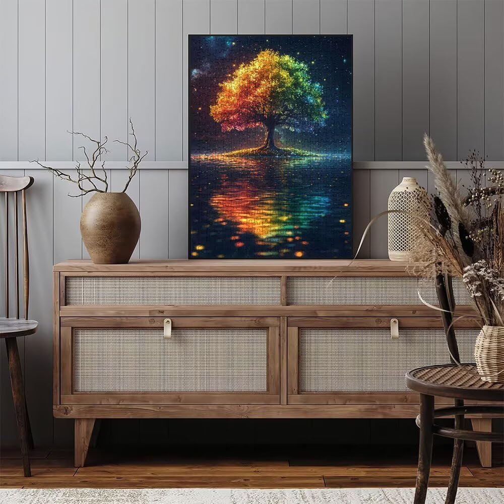 Puzzle 4000 Pezzi, Albero Stellare 3D Puzzle per Adulti Impegnativo, Educa Puzzles Artistico, Divertente E Stimolante Puzzles Decorativo per La Famiglia, Regalo e Decorazione Pareti DX0YL6-961