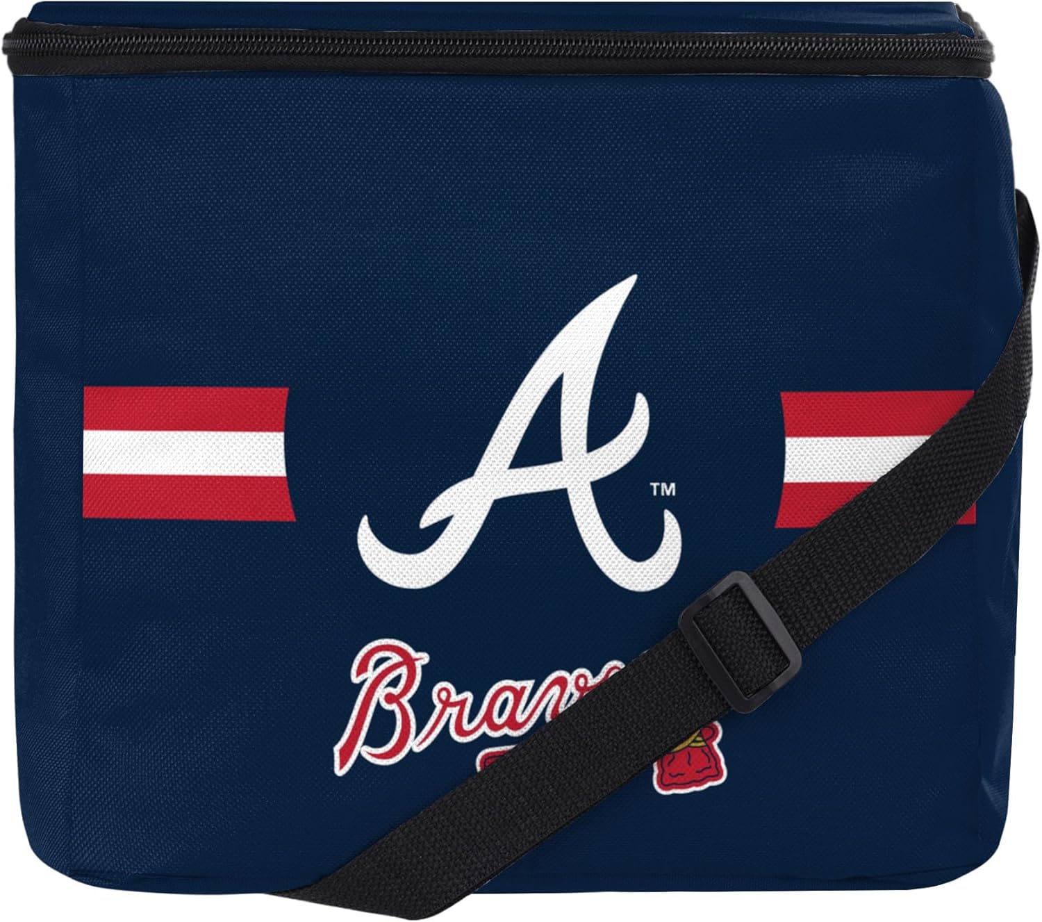 FOCO MLB Officially Licensed Primary Logo Team Stripe 6 or 12 Pack Soft Insulated Game Day Baseball Lunch Tote Cooler