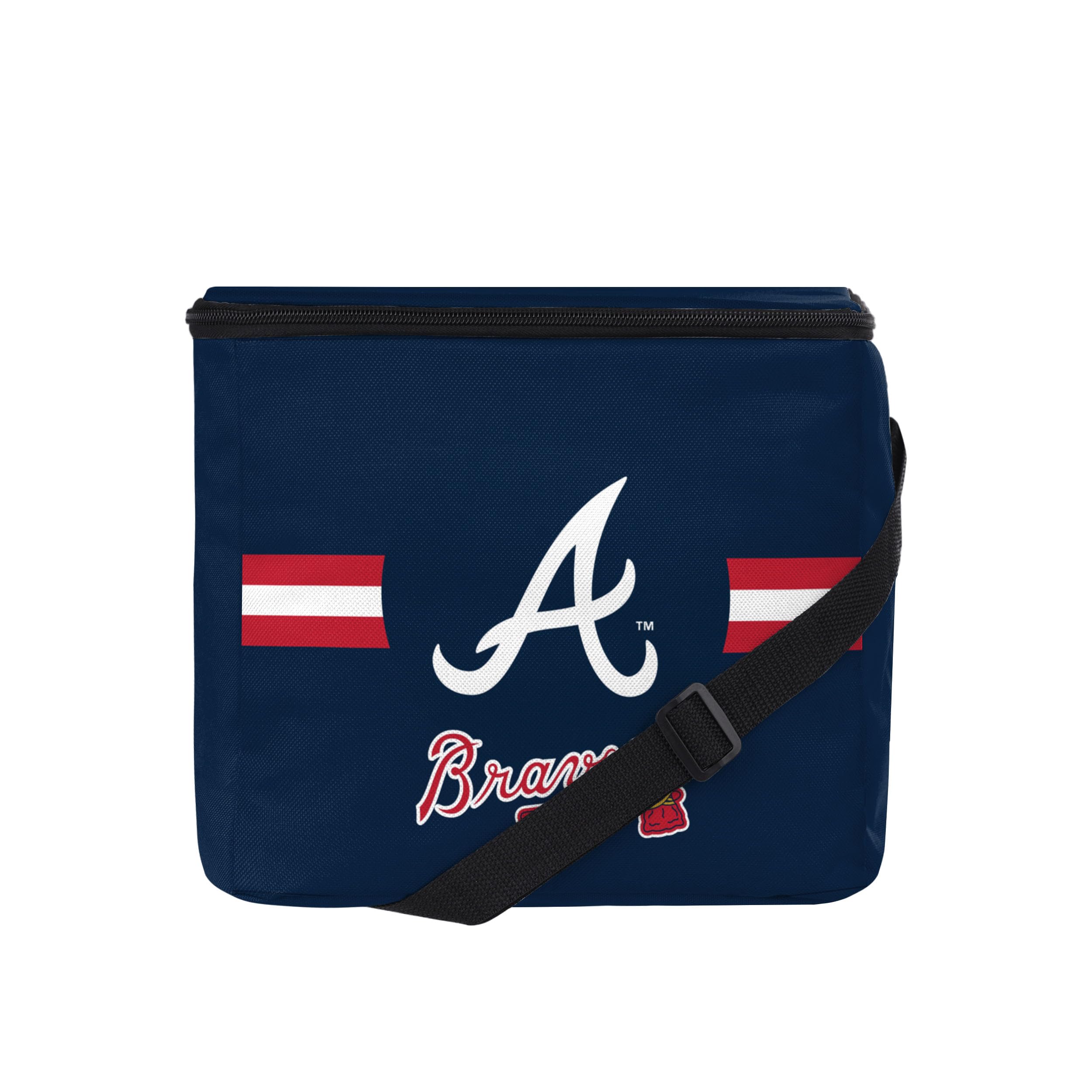 FOCO MLB Officially Licensed Primary Logo Team Stripe 6 or 12 Pack Soft Insulated Game Day Baseball Lunch Tote Cooler