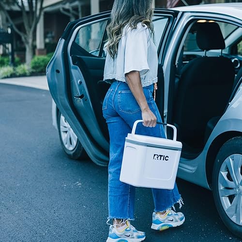 Miniatura 6 de RTIC Hielera personal de viaje por carretera de 8 cuartos de galón, pequeña, compacta, aislada, portátil, para alimentos, bebidas, playa,