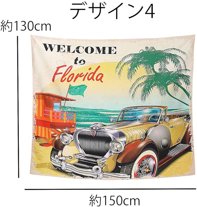 Lb ヴィンテージ風 タペストリー 壁掛け インテリア オシャレ ルート66主題 美女と車 Lb ヴィンテージ風 タペストリー 壁掛け インテリア オシャレ ルート66主題 美女と車