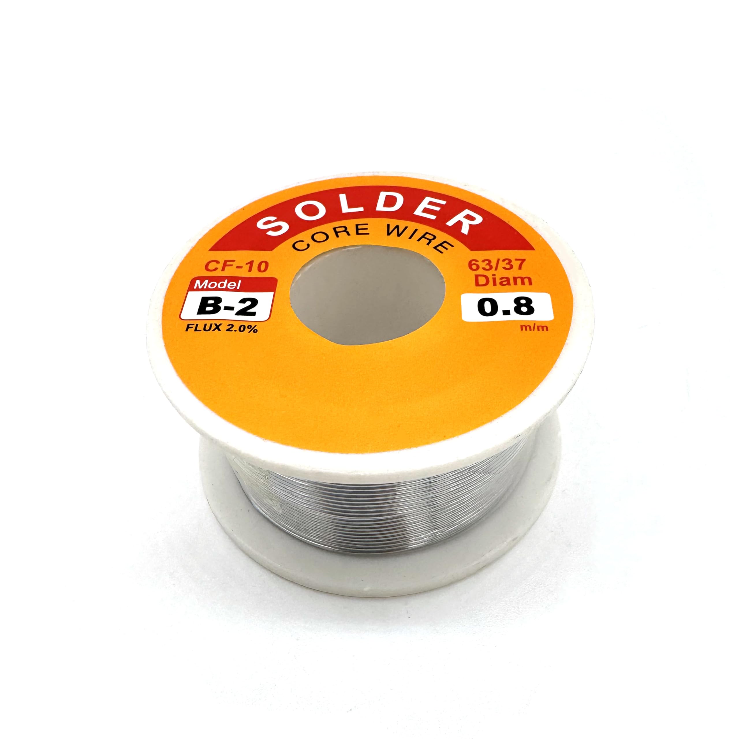3.5oz/100g Solder Soldering Wire Rosin Core Flux 2.0% Diameter 0.6/0.8/1.0/1.2/1.5/2.0MM Soldering Iron Tin Wire Coil Low Melting Point Welding Tool (0.8mm)