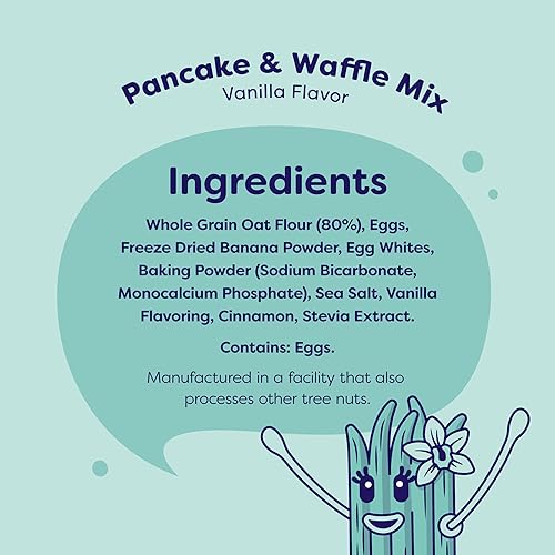 Miniatura 4 de Paranice - Mezcla para panqueques y waffles - Vainilla - Con harina de avena integral - Sin gluten - Solo tienes que añadir agua - Sin azúcar